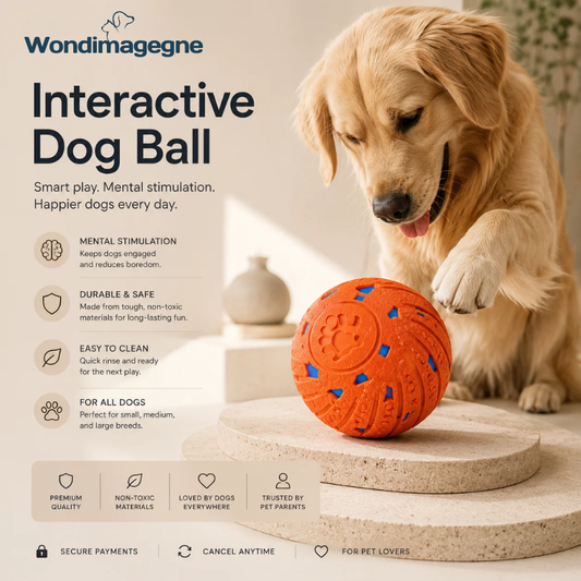 Wondimagegne Interactive Dog Ball