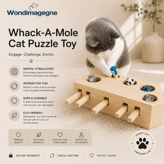 Wondimagegne  Whack-A-Mole Cat Puzzle Toy VIP